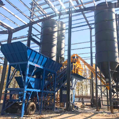 出口型攪拌站設(shè)備 移動式環(huán)保型混凝土攪拌站